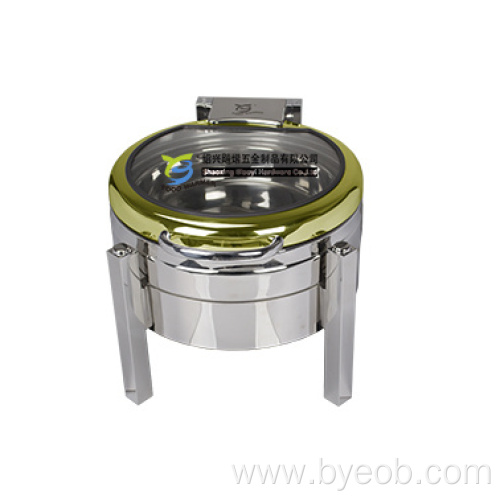 Small Round Chafing Dish Bufeet Frame Chafer Square